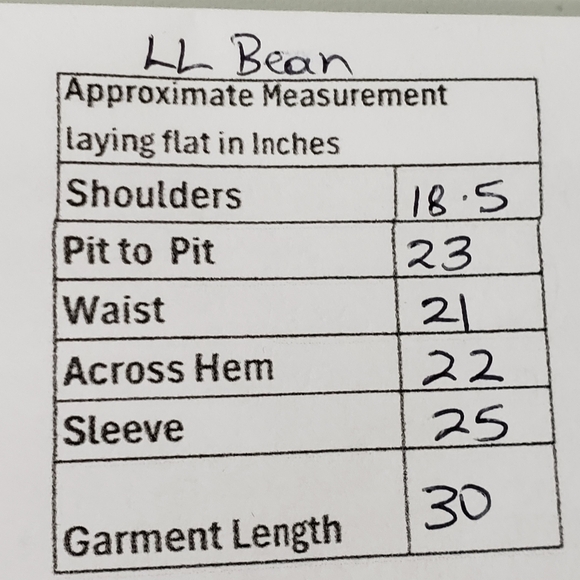 L.L. Bean Men’s Blue and White Striped Button-Down Shirt Size Medium - Picture 9 of 9